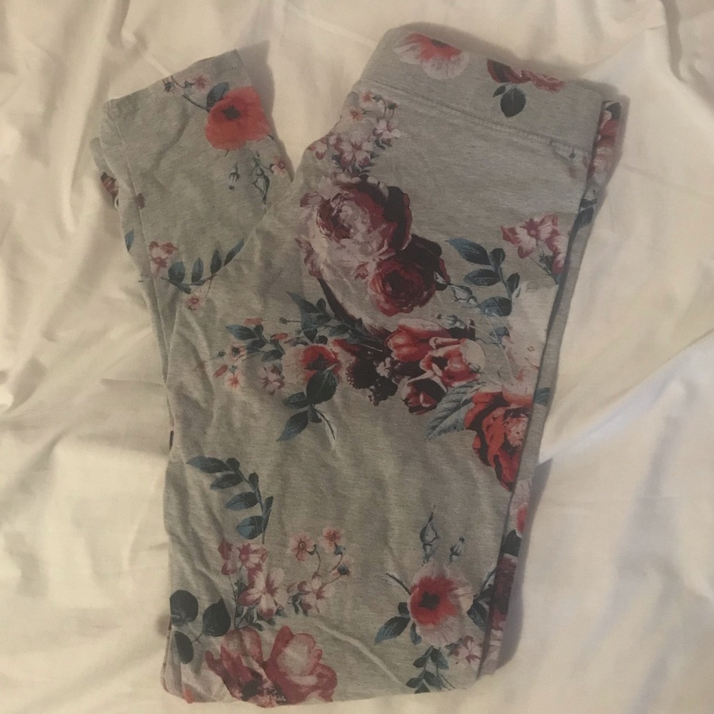 Floral leggings